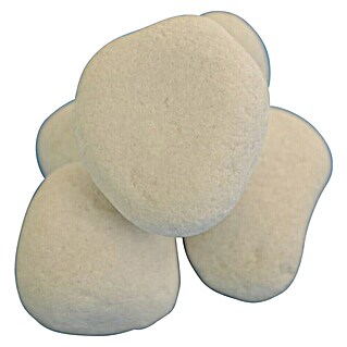 BHS Málaga Canto rodado (Blanco, Grano: 40 mm - 60 mm, 25 kg)