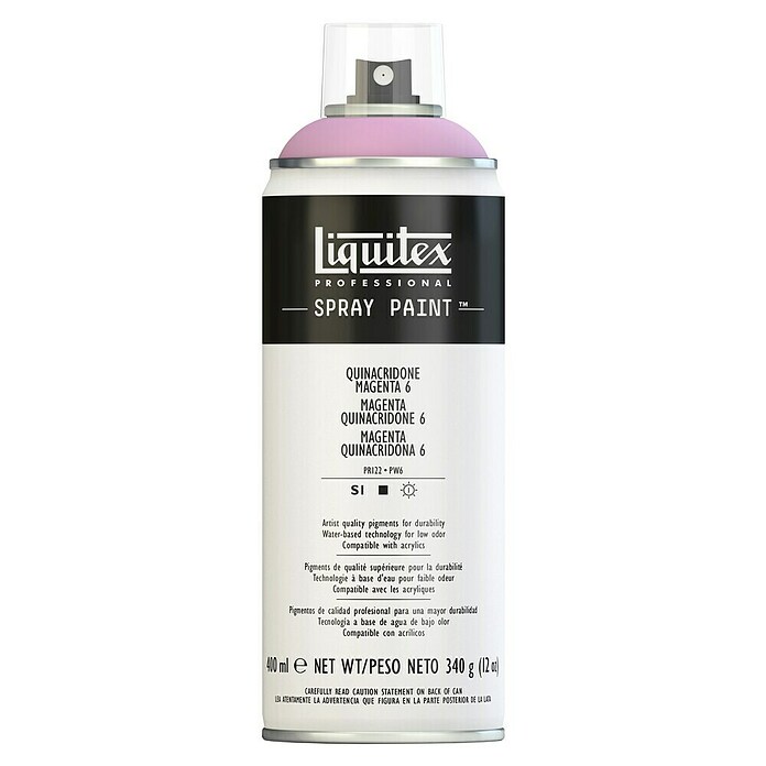 Liquitex Professional Lak za raspršivanje Quinacridone Magenta  (Roza, 400 ml) | BAUHAUS