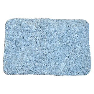 Camargue Alfombra para baño Wuschel (90 x 60 cm, Azul)