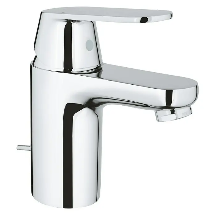 Grohe Eurosmart Cosmopolitan Waschtischarmatur S-Size - Niederdruck, Chrom, Glänzend - Glänzender Chrom-Waschtischmischer mit elegantem Design und seitlichem Hebel zur einfachen Bedienung. Ideal für moderne Badezimmer.