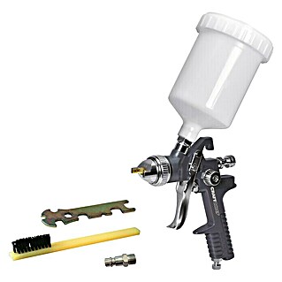 Craftomat Kit Line Farbspritzpistole (Betriebsdruck: 3 bar - 4 bar, Luftverbrauch: 180 l/min, Fassungsvermögen Farbsprühpistole: 0,6 l)