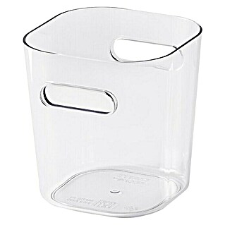 SmartStore Aufbewahrungsbox Compact (L x B x H: 9,8 x 9,4 x 10,2 cm, Kunststoff, Transparent)