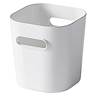 SmartStore Aufbewahrungsbox Compact (L x B x H: 9,8 x 9,4 x 10,2 cm, Kunststoff, Weiß)