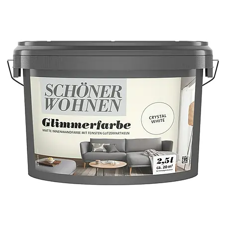 SCHÖNER WOHNEN-Farbe Trendstruktur Farbeffektputz Glimmerfarbe