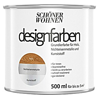 SCHÖNER WOHNEN-Farbe Grundierfarbe für Designfarben (Weiß, 500 ml)