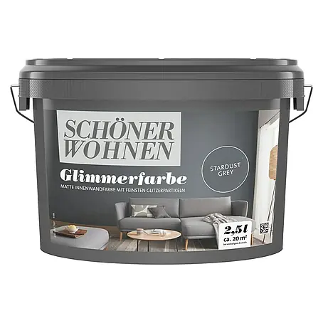 SCHÖNER WOHNEN-Farbe Trendstruktur Farbeffektputz Glimmerfarbe