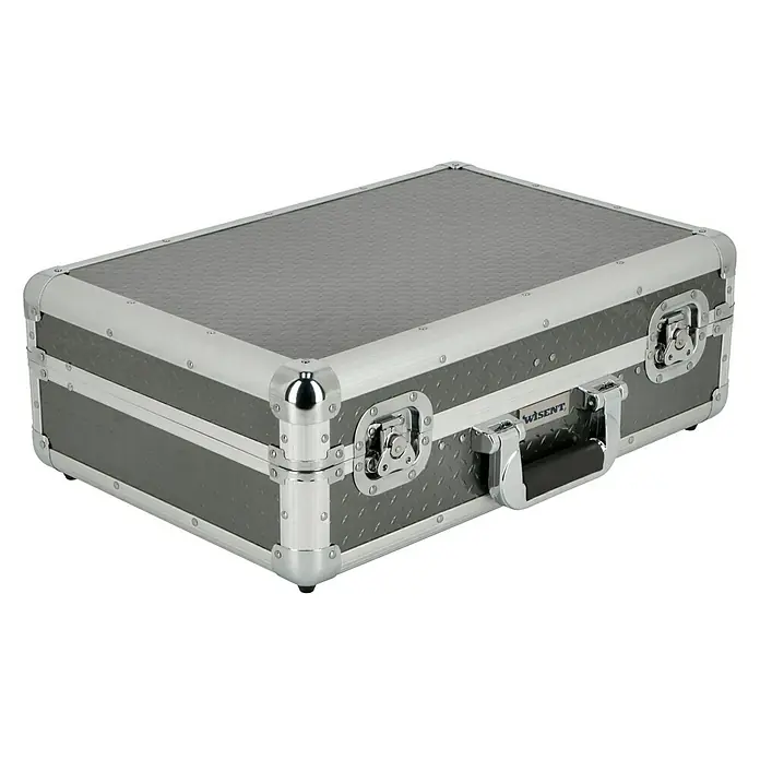 Wisent Werkzeugkoffer Professional - 160 -tlg. - Silberfarbener Wisent-Werkzeugkoffer mit Diamantmuster und stabilen Beschlägen. Ideale Aufbewahrung für Werkzeuge.