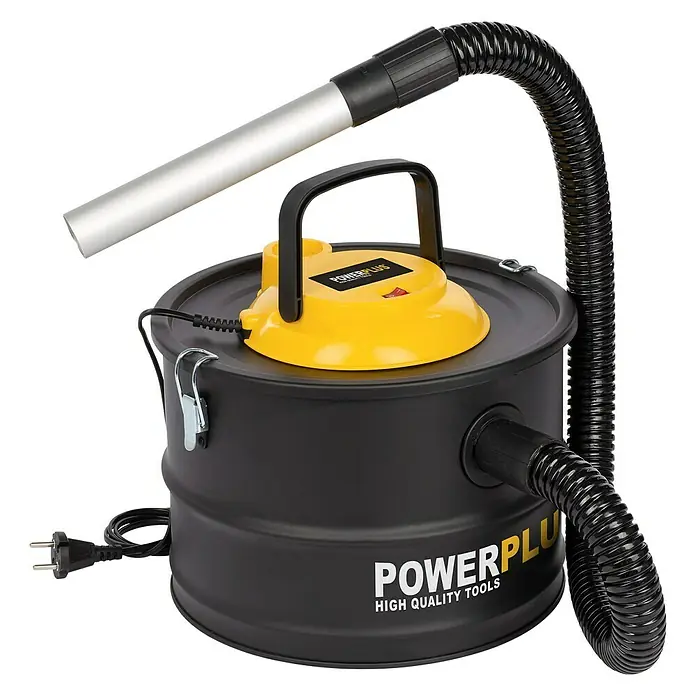 PowerPlus Aspirador de cenizas eléctrico POWX3000 - 1.000 W, Volumen de recipiente: 15 l, Sin bolsa - Imagen de un aspirador en seco y húmedo Powerplus, una herramienta versátil para la limpieza.