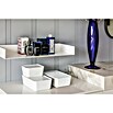 Regalux Aufbewahrungsbox R-Box (L x B x H: 24 x 8 x 16 cm, Kunststoff, Weiß) | BAUHAUS
