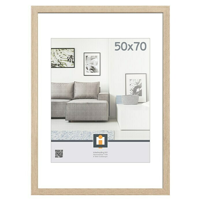 Intertrading Fotolijst Livorno (50 x 70 cm, Vintage Eik, Kunststof) | BAUHAUS