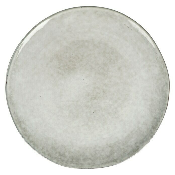 Teller Tabo (1 Stk., Ø x H: 26,5 x 3 cm, Keramik, Grau) | BAUHAUS