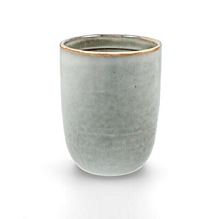 Trinkbecher Tabo (Ø x H: 7,5 x 10 cm, Grau, Keramik)