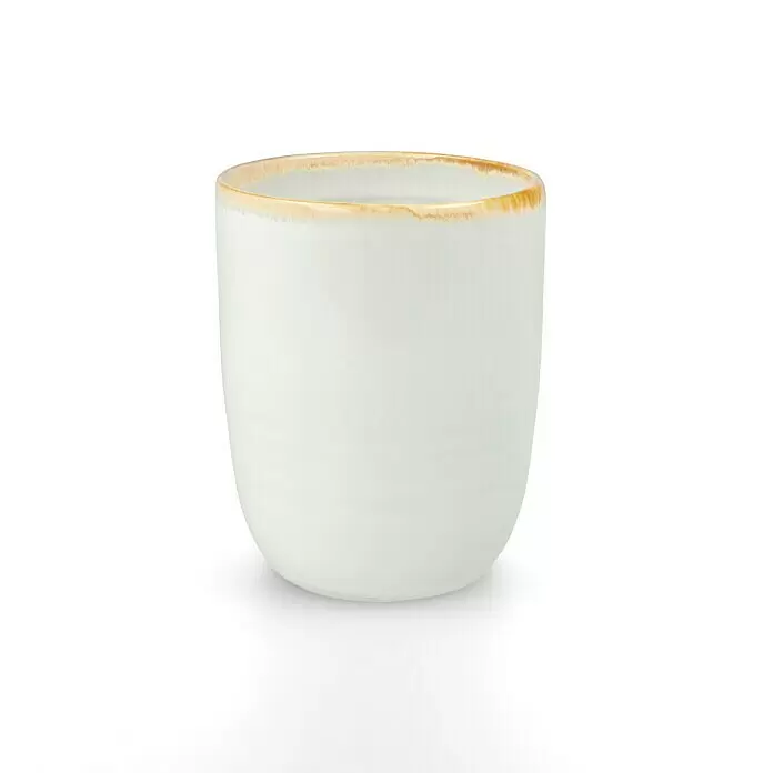 Trinkbecher TaboØ x H: 7,5 x 10 cm, Weiß, Keramik