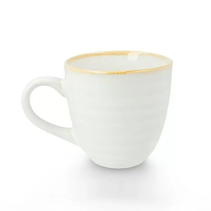 Tasse Tabo - Ø x H: 9 x 9 cm, Weiß, Keramik - Stimmungsaufnahme