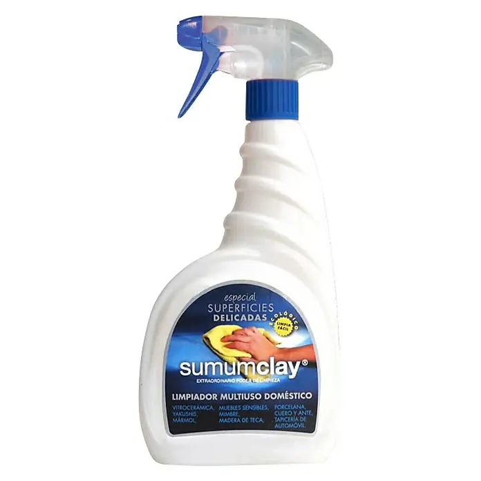 Limpiador específico para superficies delicadas - 750 ml, Botella rociadora - Una botella de spray de Sumumclay, un limpiador multiuso para el hogar, ideal para superficies delicadas y tareas de limpieza versátiles.