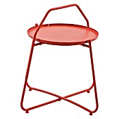 Sunfun Melina Garten-Beistelltisch rund (Ø x H: 60 x 57,5 cm, Stahl, Orange) | BAUHAUS