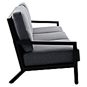 Sunfun Melina Loungesofa (B x T x H: 212,5 x 85 x 76,5 cm, Polyester, Schwarz) | BAUHAUS