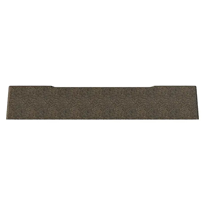 Schake Bauzaunfuß - 70 x 22 x 12,5 cm, Beton - Braune Textil-Fußmatte mit rechteckiger Form & unregelmäßiger Textur. Die Oberfläche ist leicht rau & die Ecken sind leicht abgerundet.
