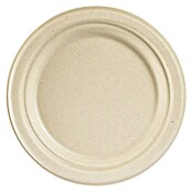 Duni Pappteller Bagasse (10 Stk., Durchmesser: 18 cm, Zuckerrohrfaser) | BAUHAUS