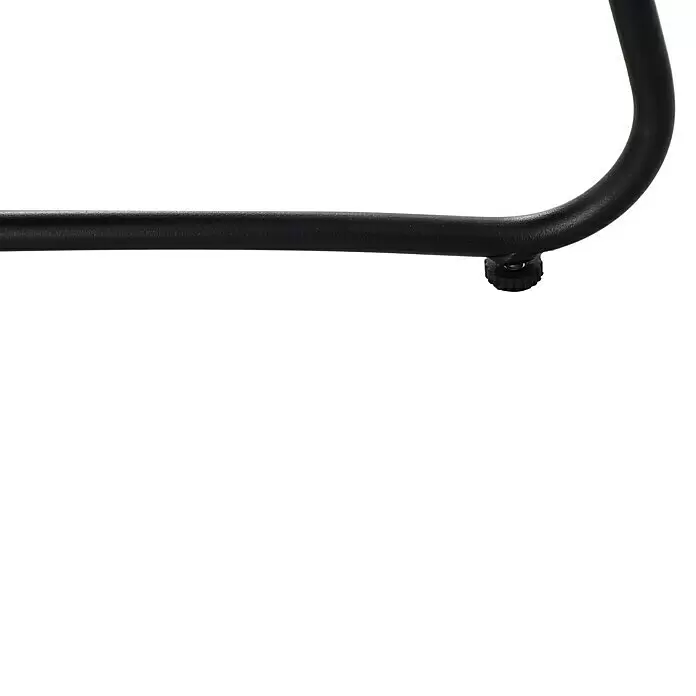 Loungemöbel-Set modular mit Beistelltischen - 10 -tlg., Olefin/ Metallgestell, 2 Ecken; 6 Mitten; 2 Tische, Grau/Schwarz - Detailaufnahme