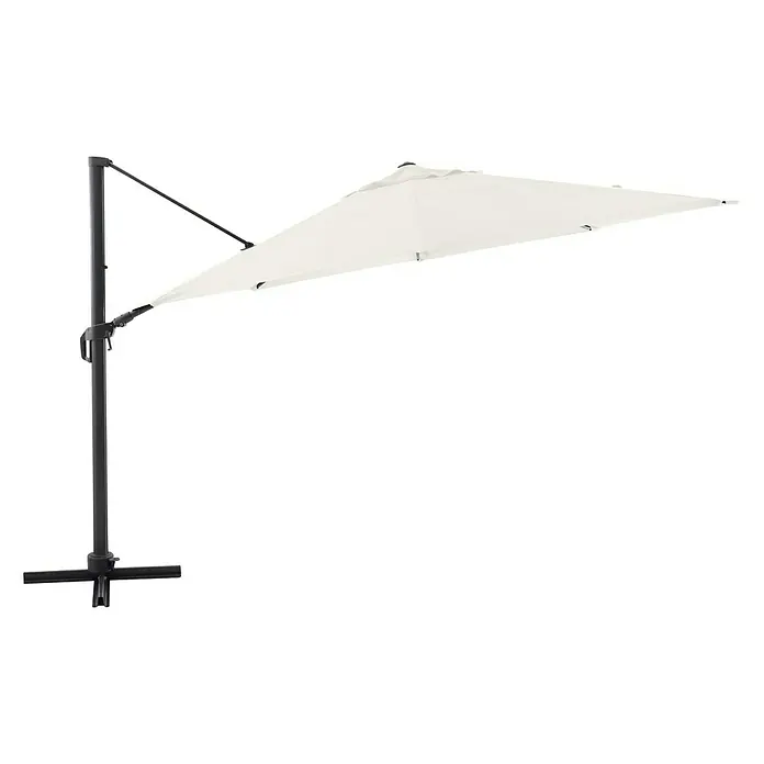 Sunfun Melina Schirmbezug - Natur, Passend für: Sunfun Ampelschirmgestell Melina Ø 400 cm - Der elegante, freistehende Sonnenschirm bietet Schatten und Stil für jeden Außenbereich. Sein robustes Design sorgt für langanhaltende Nutzung.