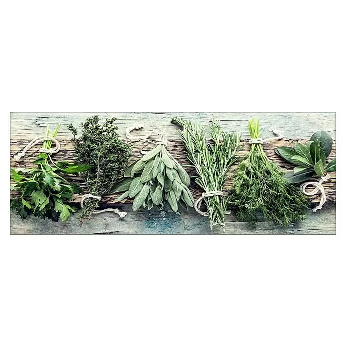 ProArt Young Living Leinwandbild - Herbs on Wood, B x H: 30 x 80 cm - Vorderansicht