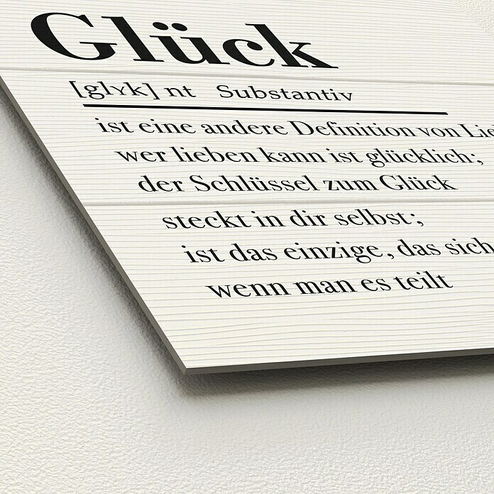 ProArt Type Hype Decopanel (Glück, B x H: 30 x 30 cm) | BAUHAUS