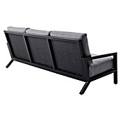 Sunfun Melina Loungesofa (B x T x H: 212,5 x 85 x 76,5 cm, Polyester, Schwarz) | BAUHAUS