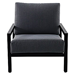 Sunfun Melina Lounge stolica (Š x D x V: 76,5 x 85 x 76,5 cm, Poliester, Crne boje)