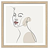 ProArt Slika Slim Scandic  (Line Art Faces II, Š x V: 33 x 33 cm) | 6767 - Gerahmte Bilder | HFDC - Fertigbilder | HFD - Galerie | HF - Galerie | H - Innendeko/Farben | BAUHAUS