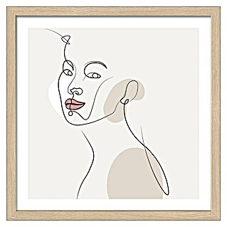 ProArt Slika Slim Scandic (Line Art Faces II, Š x V: 33 x 33 cm)