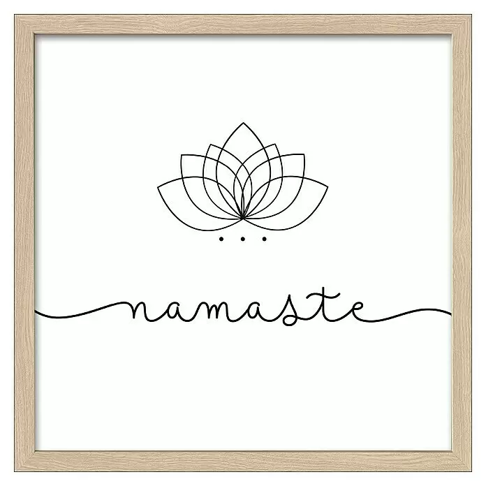 ProArt Bild Slim Scandic - Namaste, B x H: 33 x 33 cm - Vorderansicht