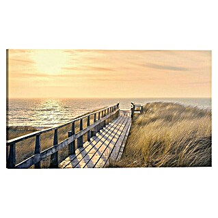 Reinders Holzbild Deco Block (Way to The Sea, B x H: 118 x 70 cm)