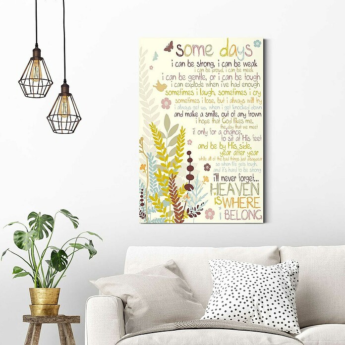 Decoratief paneel (Somedays, b x h: 60 x 90 cm) | BAUHAUS