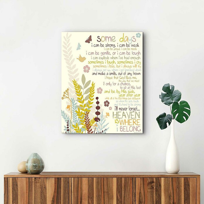 Decoratief paneel (Somedays, b x h: 40 x 50 cm) | BAUHAUS