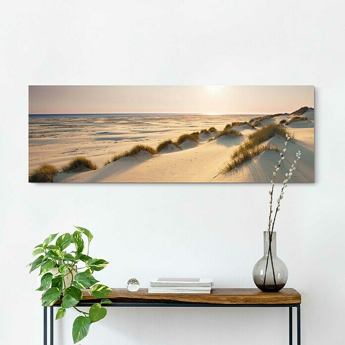 Holzbild Deco BlockNorthsea Dunes, B x H: 118 x 40 cm Mood Shot