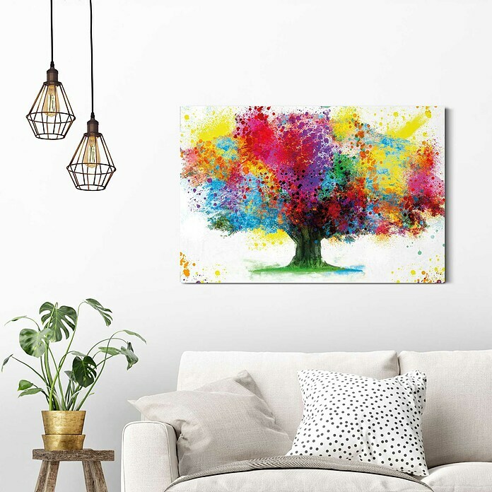 DecopanelColoured Tree, B x H: 90 x 60 cm Mood Shot