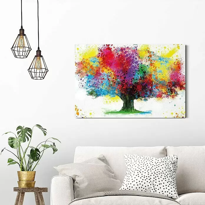 Reinders Decopanel - Coloured Tree, B x H: 90 x 60 cm - Stimmungsaufnahme