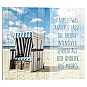 Decoratief paneel (Strandstoel, b x h: 50 x 40 cm) | BAUHAUS