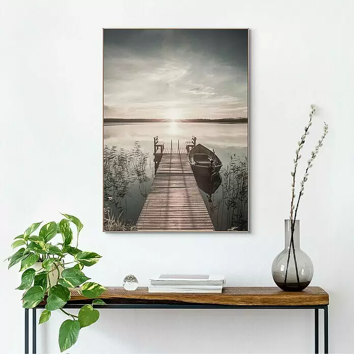 Reinders Bild Slim Frame Wood - Scandic Jetty, B x H: 50 x 70 cm - Stimmungsaufnahme