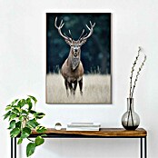 Reinders Bild Slim Frame Wood (Deer, B x H: 50 x 70 cm) | BAUHAUS