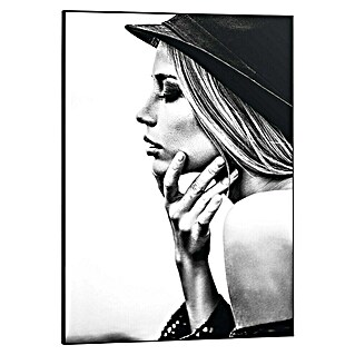 Reinders Bild Slim Frame Black (Female Profile, B x H: 50 x 70 cm)