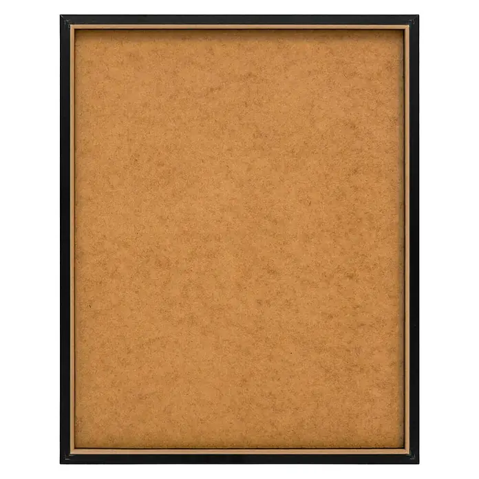 Reinders Bild Slim Frame Black - Legs Up, B x H: 40 x 50 cm - Schwarzer Fotorahmen mit einer braunen Faserplatte als Rückwand, ideal zum Einrahmen und Präsentieren von Fotos und Kunstwerken.
