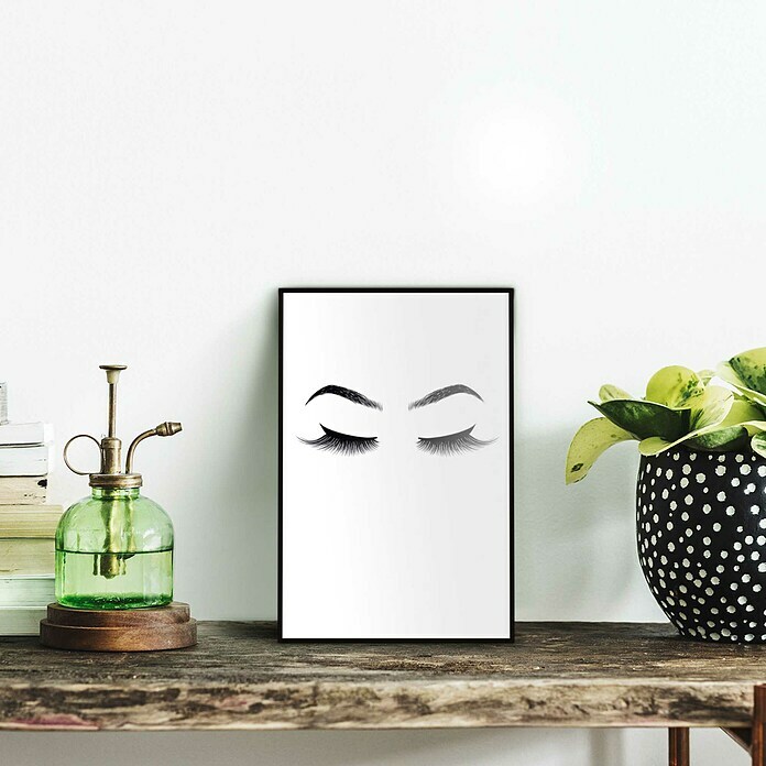 Reinders Bild Slim Frame Black (Brows & Lashes, B x H: 20 x 30 cm) | BAUHAUS