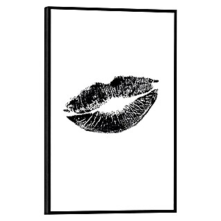 Bild Slim Frame Black (Hot Lips, B x H: 20 x 30 cm)