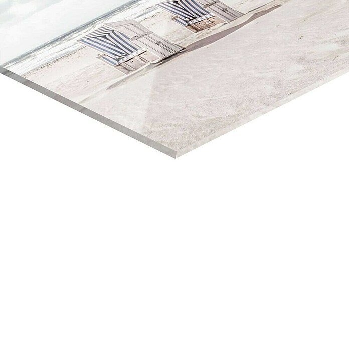 Foto op glas (Summer Beach II, b x h: 30 x 30 cm) | BAUHAUS