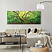 Foto op glas (Old Oak, b x h: 125 x 50 cm) | BAUHAUS
