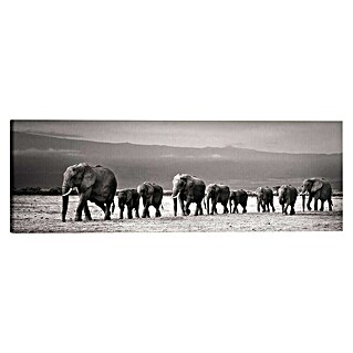 Reinders Holzbild Deco Block (Line of Elephants, B x H: 118 x 40 cm)