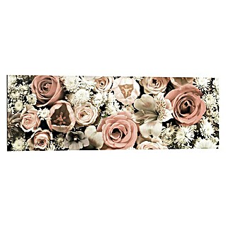 Decoratief paneel (Flower Bouquet I, b x h: 90 x 30 cm)