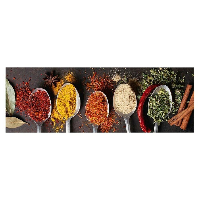 Foto op glas (Spoon Spices, b x h: 95 x 33 cm) | BAUHAUS